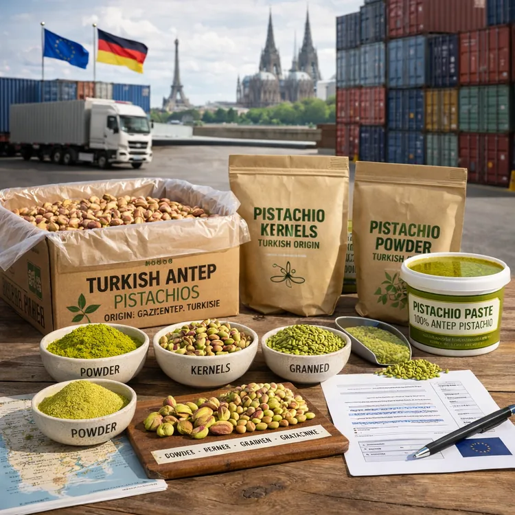 Sourcing Turkish pistachios for European importers in premium B2B food and ingredient markets